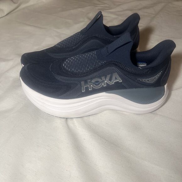 HOKA One One Skyward Laceless (Cliff Grey/Cast Iron) Men\'s Shoes Size 12D main image 5